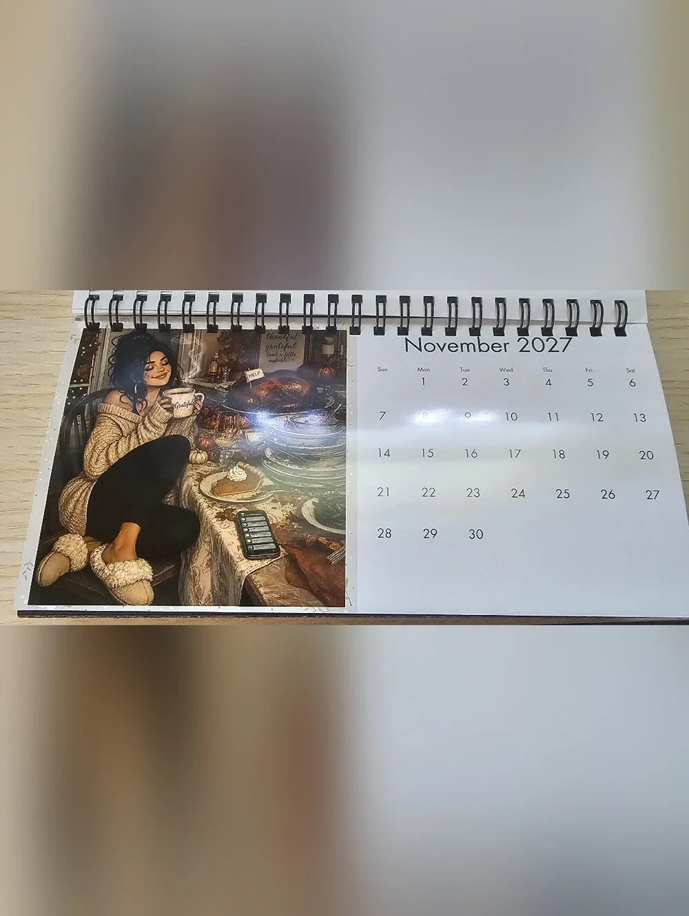 12 Months of Attitude 2027 Desk Calendar